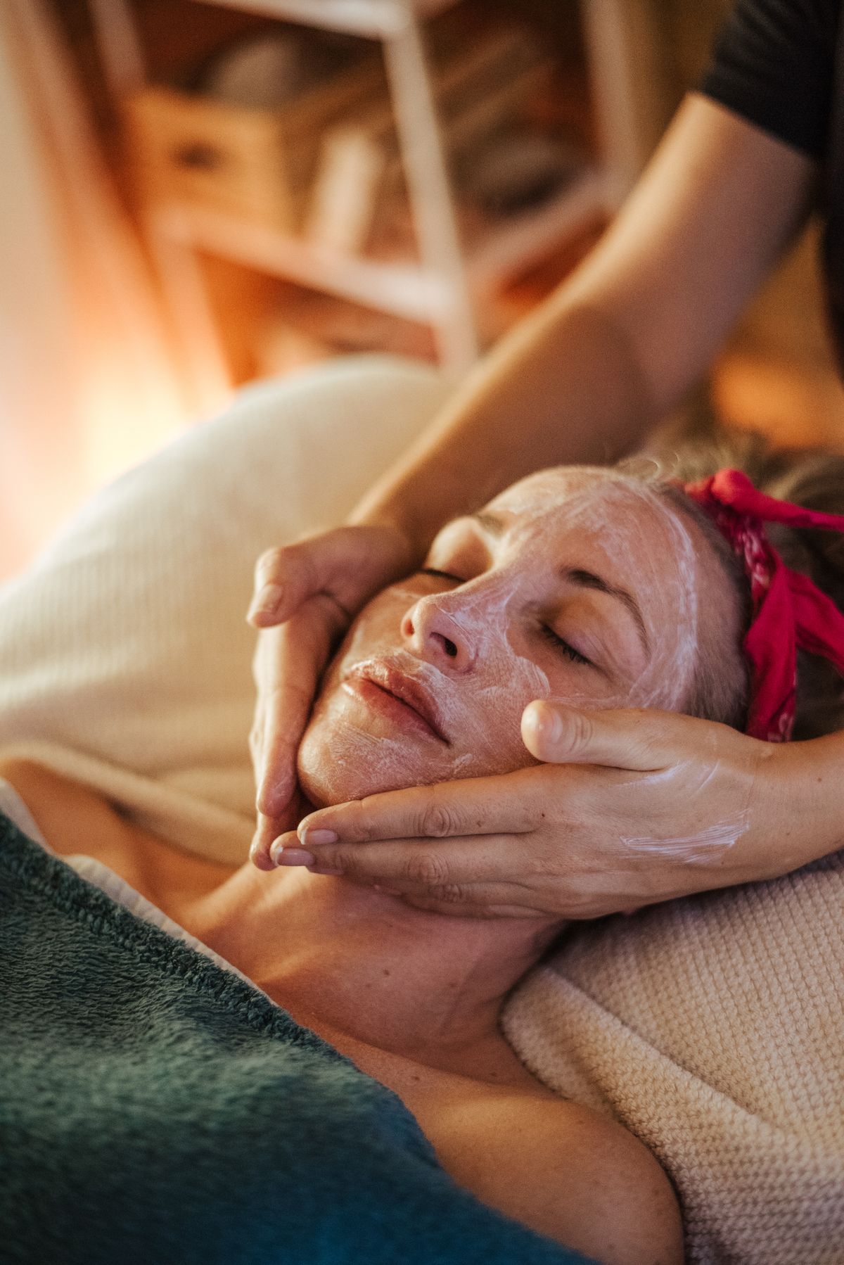 Facial service at Nail C Beauty Salon